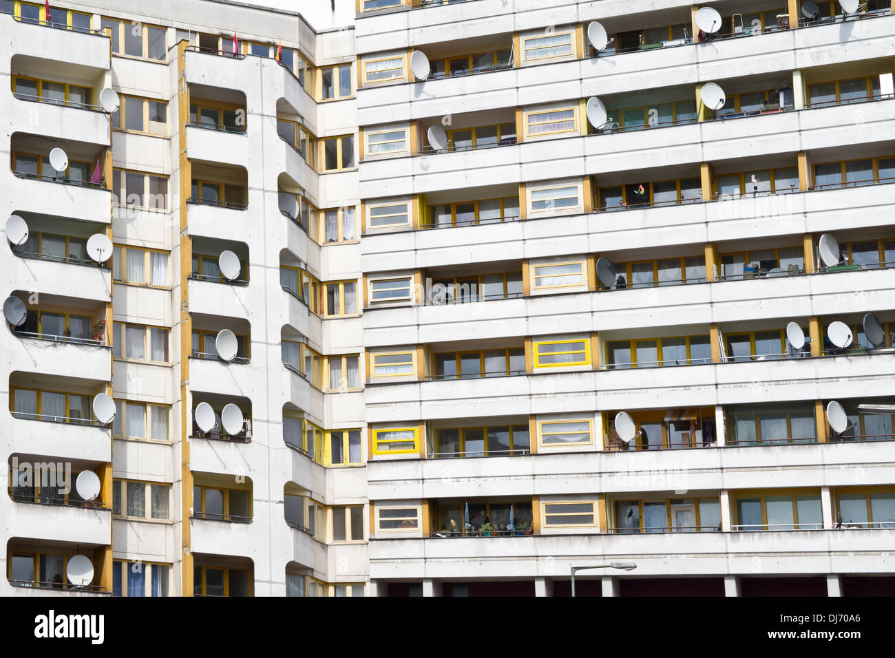 Social housing in Berlin Stock Photo