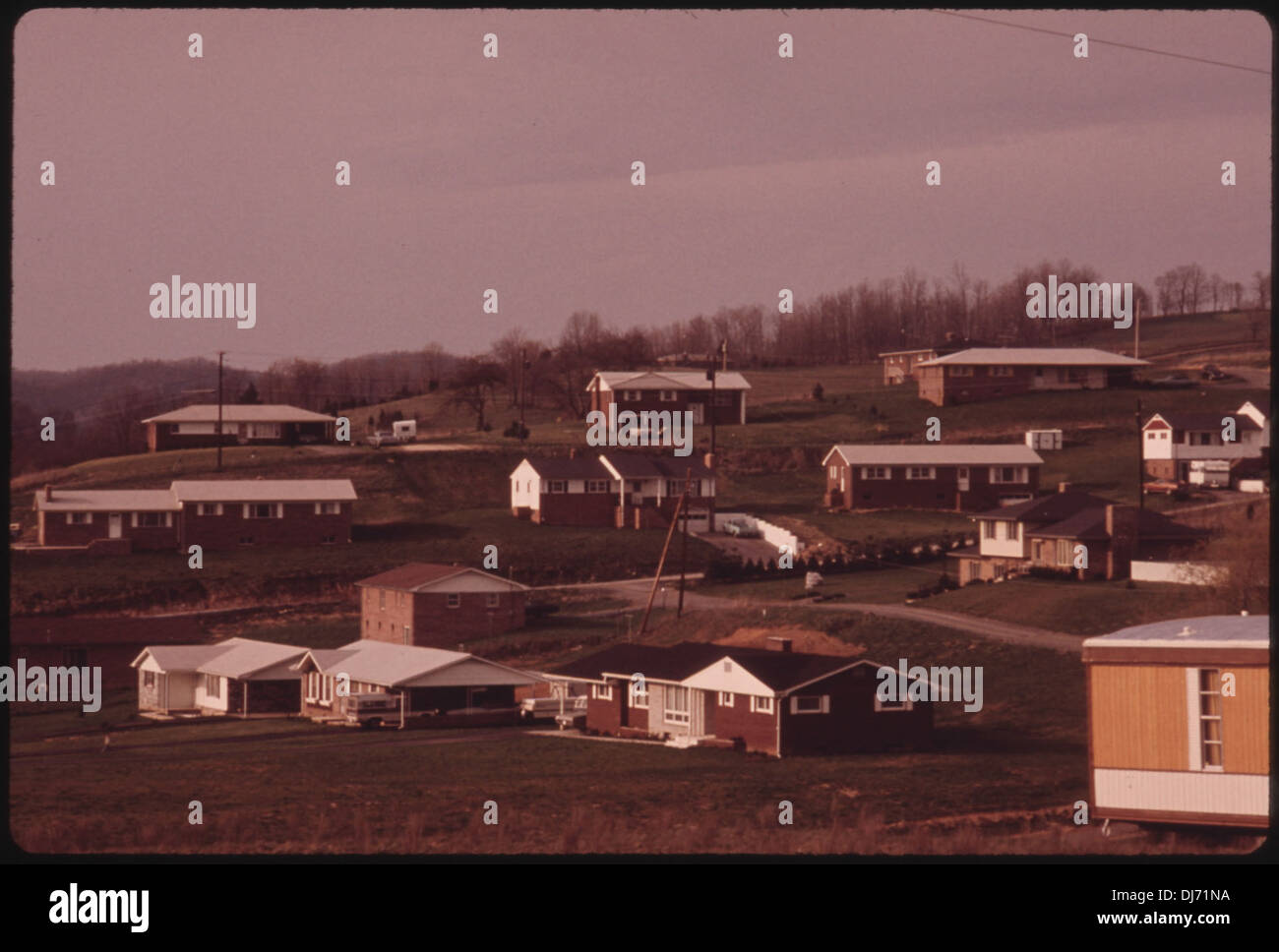 MOST OF THESE HOMES AT CLAYPOOL HILL, VIRGINIA, NEAR RICHLANDS, ARE