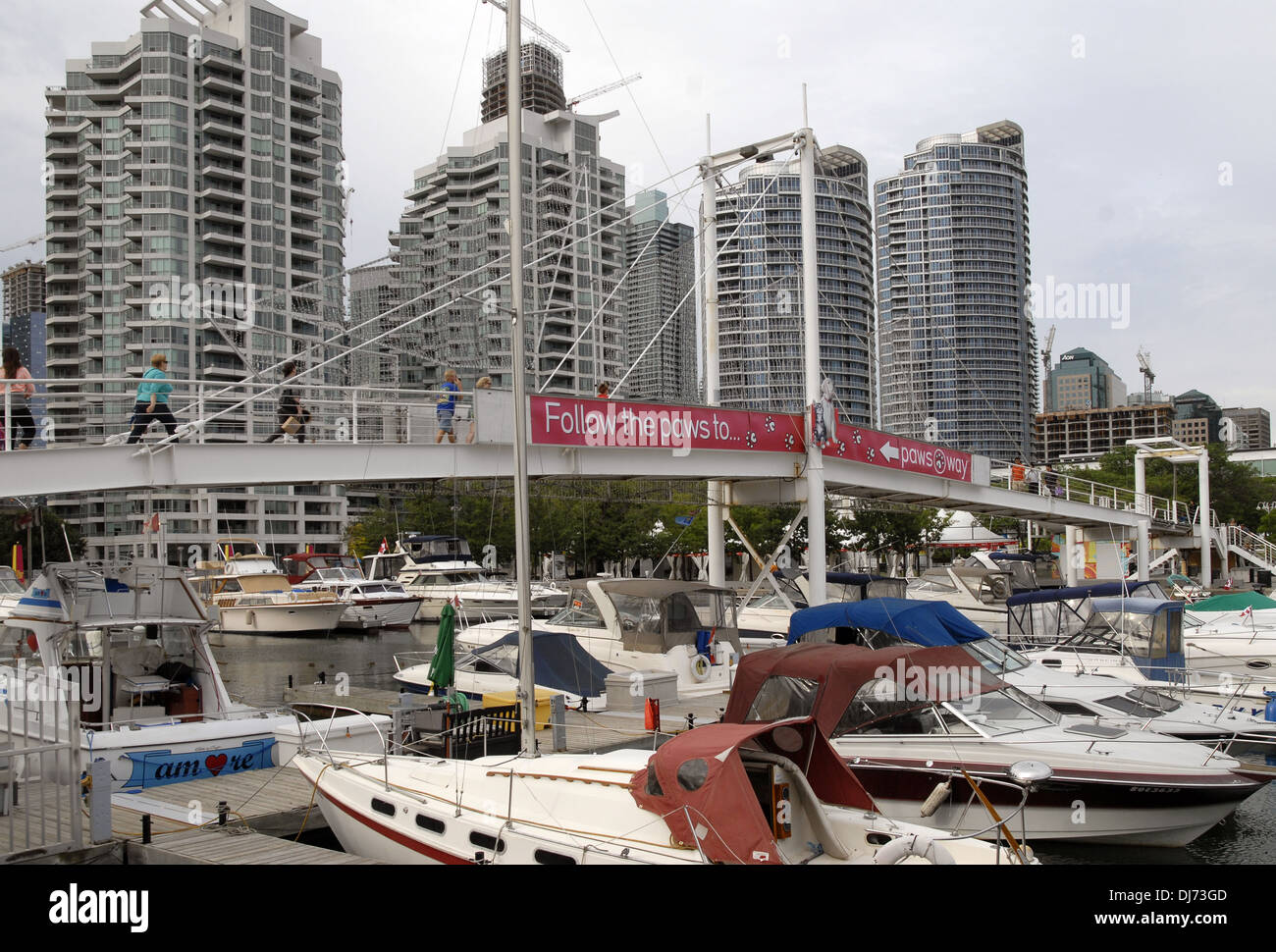 The Waterfront, Toronto, Canada Stock Photo