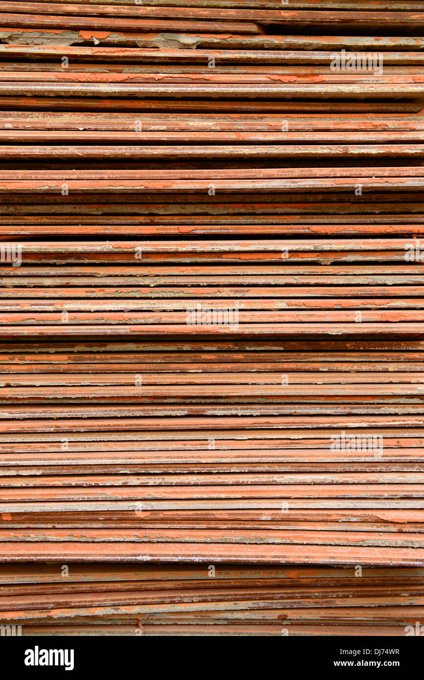 Ceramic Tiles Stack Stock Photo