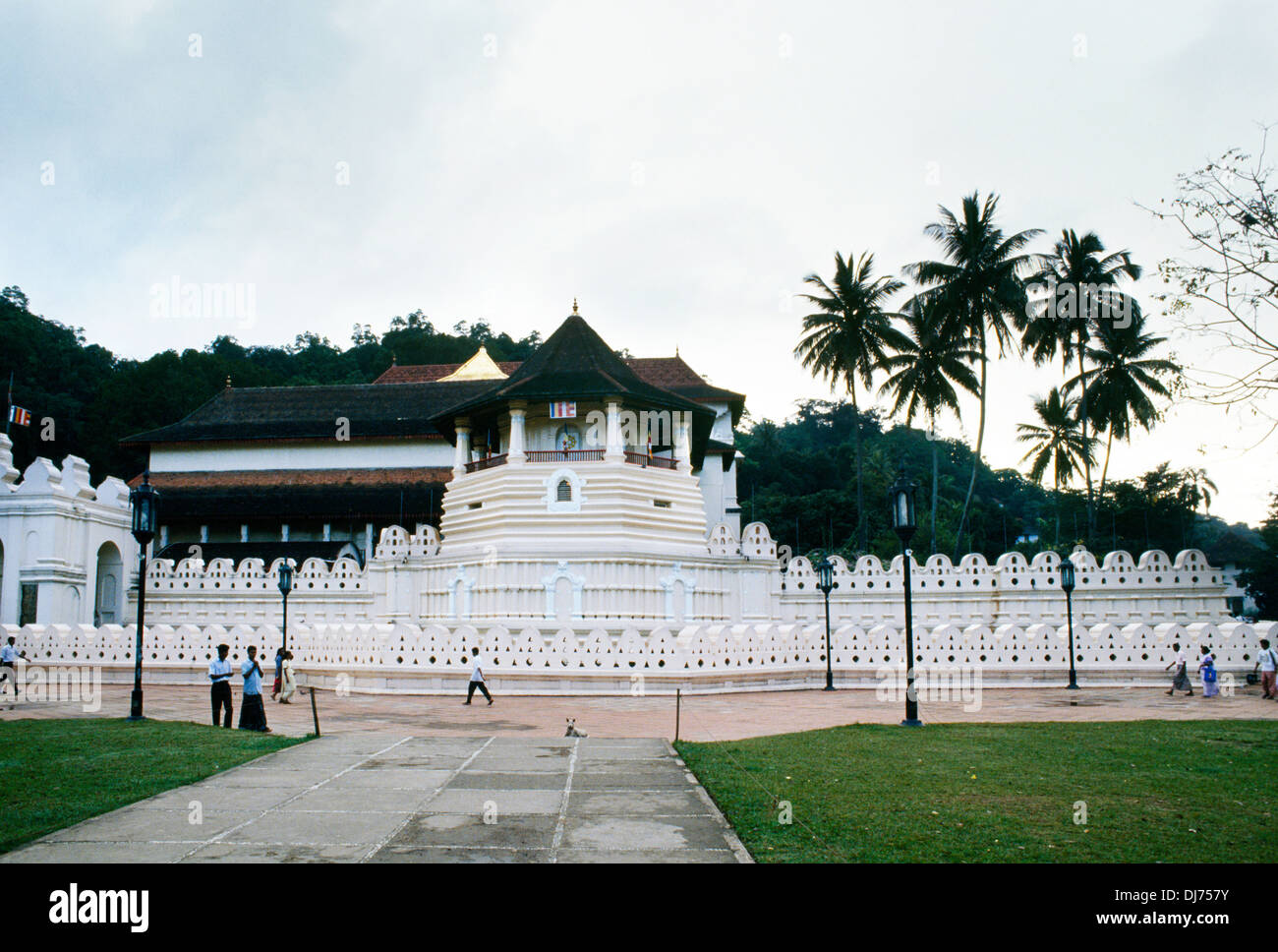 Kandy Sri Lanka Temple Of The Tooth Stock Photo
