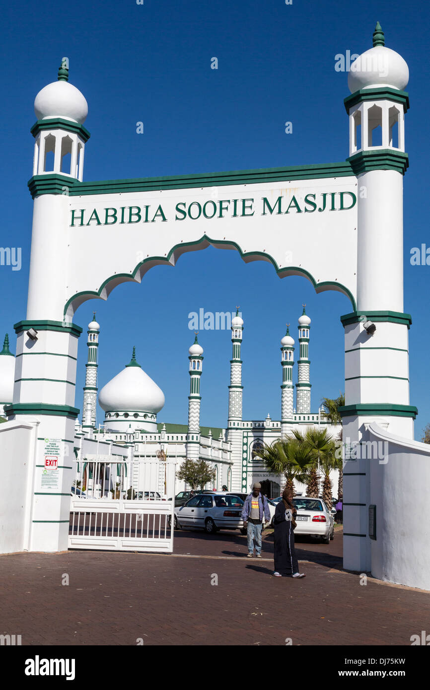 South Africa. Habibia Soofi Mosque, Athlone, Rylands Estate, a suburb of Cape Town. Stock Photo