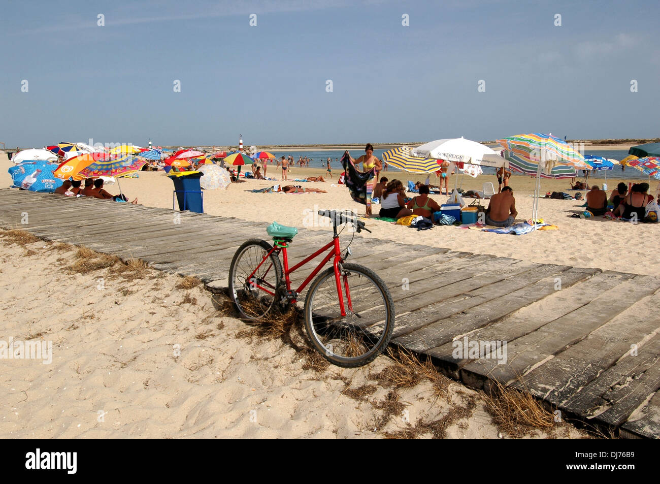 Praia Da Ilha Da Fuzeta Beach Near Fuseta Or Fuzeta A Former Civil Parish In The Municipality Of Olhao In Algarve The Southernmost Region Of Portugal Stock Photo Alamy