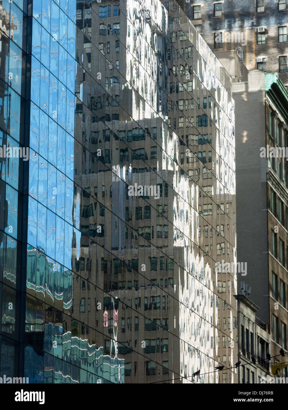 Architecture in Midtown Manhattan, New York, NY, USA Stock Photo