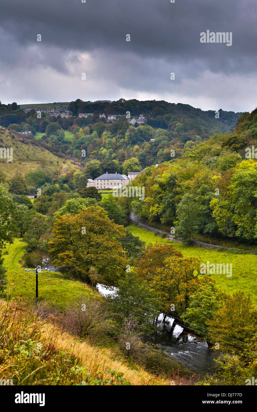 Cressbrook; Derbyshire; UK Stock Photo