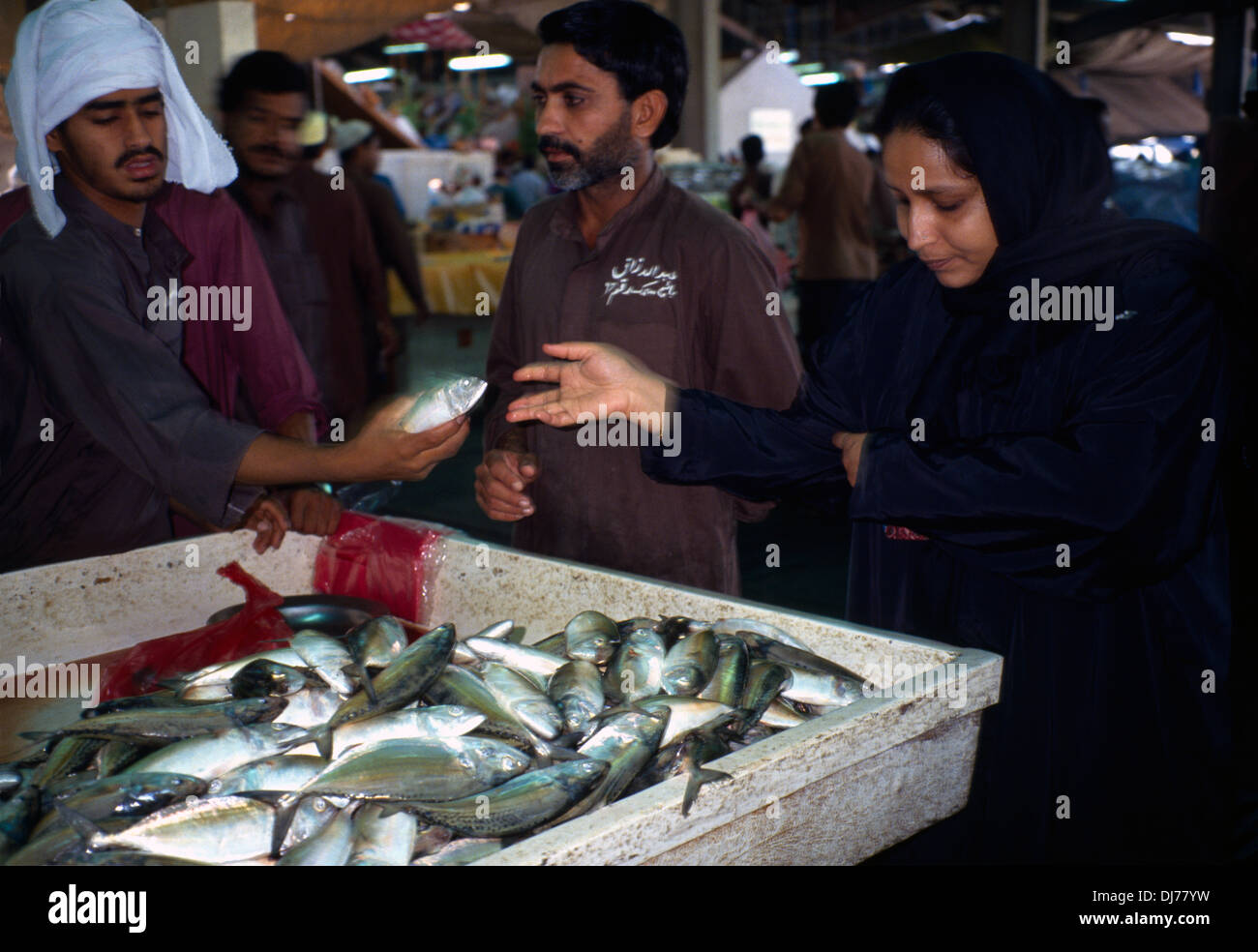 Sharjah UAE Fish Market Khor Fakkan Stock Photo Alamy