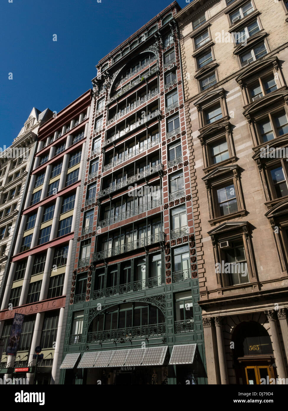 Building Facades, SoHo, NYC Stock Photo