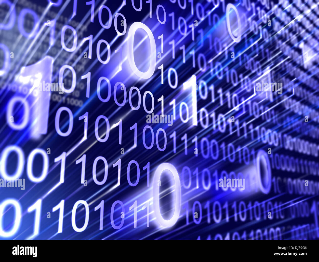Binary code projection hi-res stock photography and images - Alamy