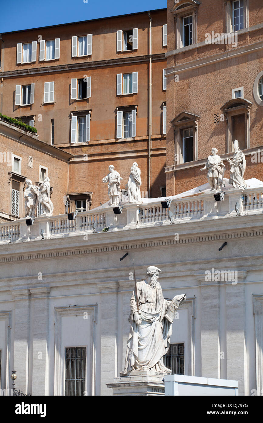 Statue, Vatican City, Rome Stock Photo Alamy