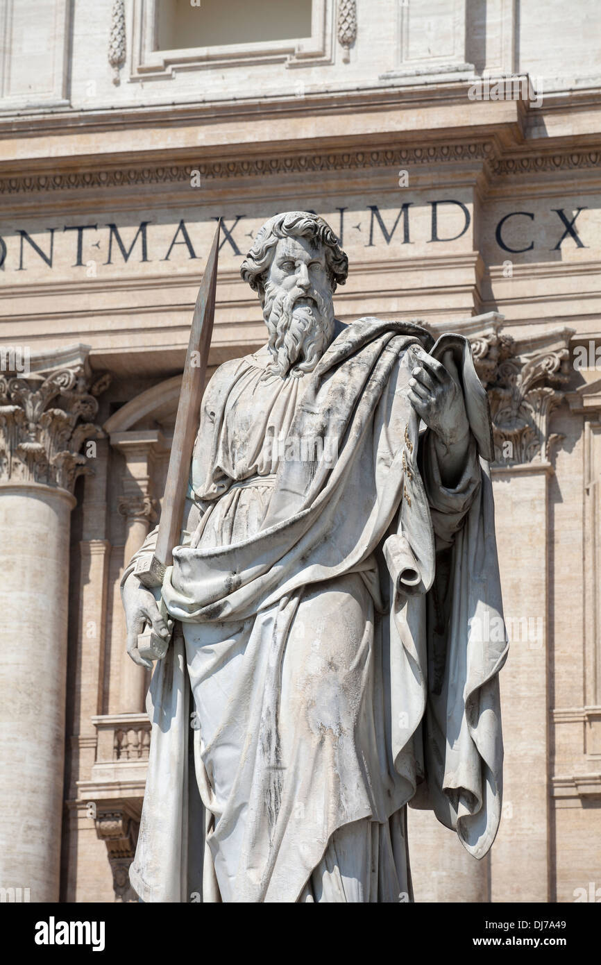 Statue, Vatican City, Rome Stock Photo Alamy