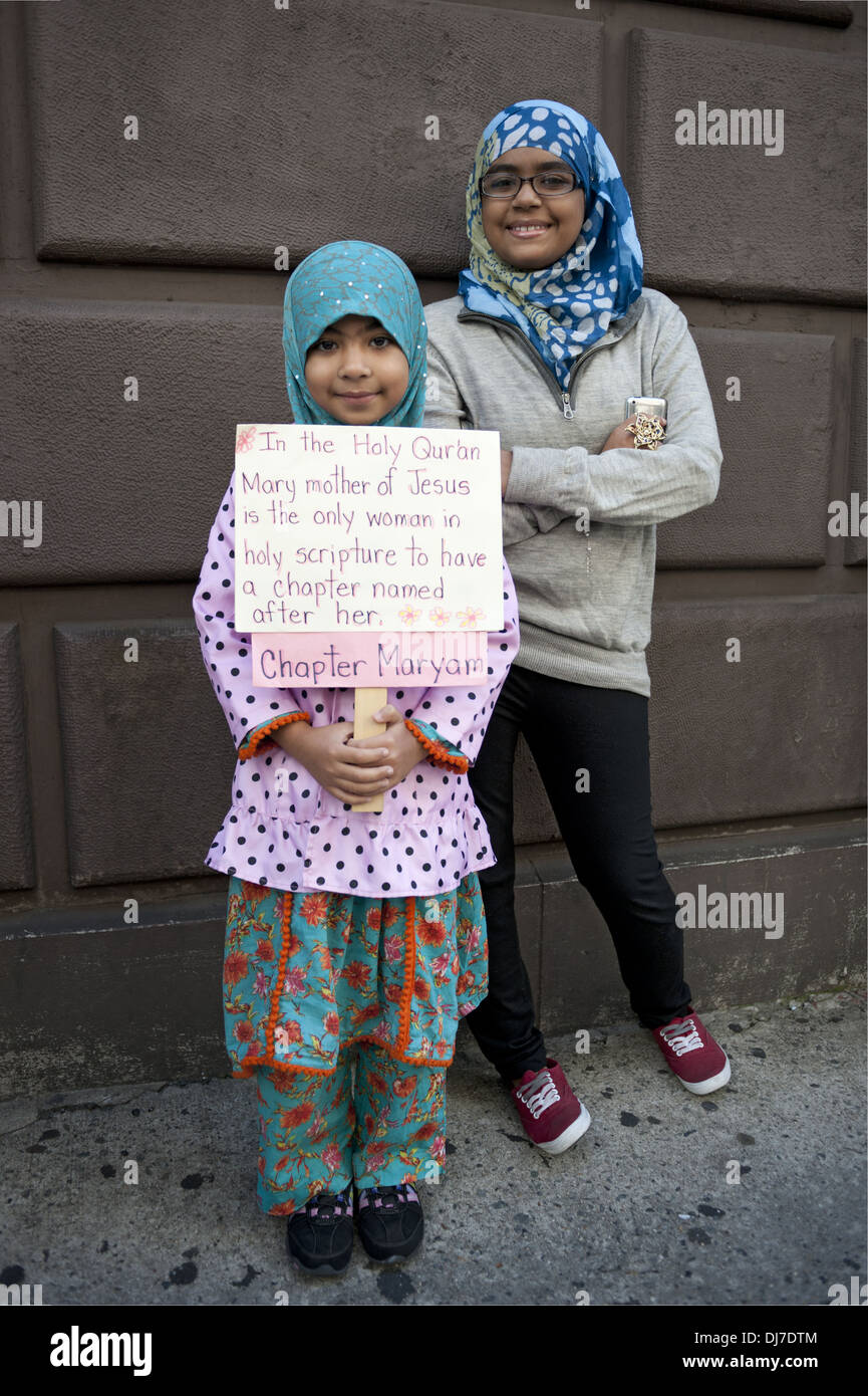 Annual Muslim Day Parade, New York City, 2012. Stock Photo