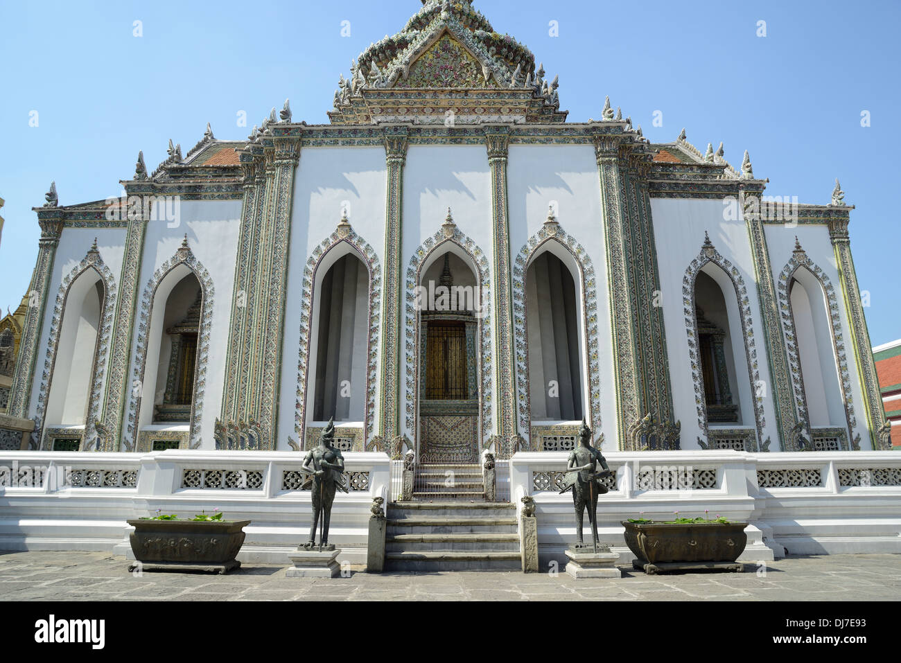 Acient Architecture in Emerald Temple Stock Photo