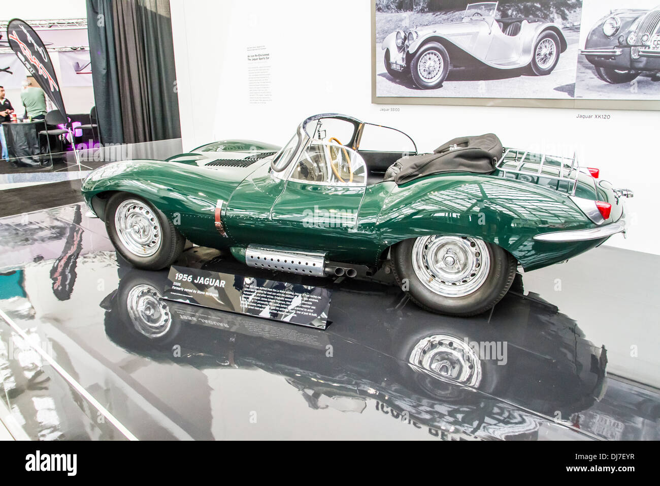 The Steve McQueen Jaguar XKSS at the 2013 Los Angeles International