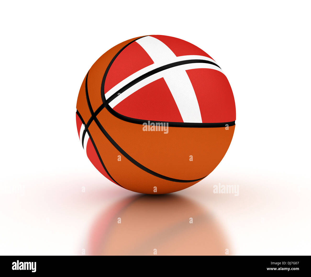 Danish Basketball Team (isolated with clipping path Stock Photo Alamy
