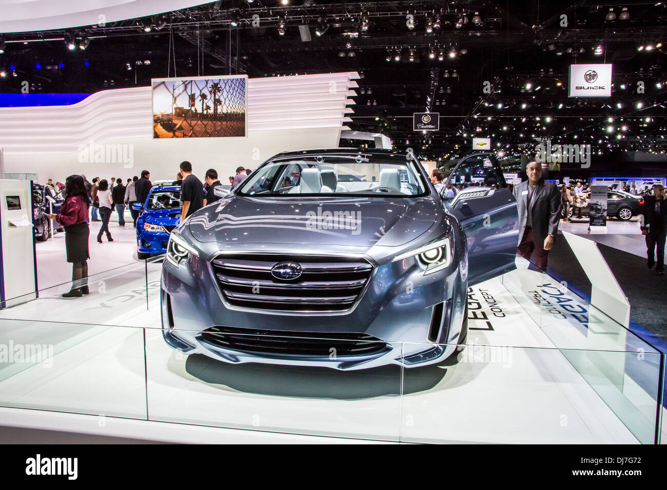 The Subaru Legacy concept car at the 2013 Los Angeles International Auto Show Stock Photo