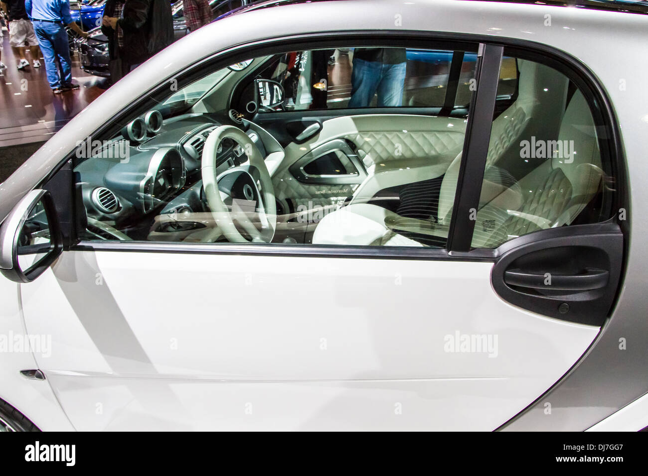 A smart car with wings at the 2013 Los Angeles International Auto Show Stock Photo Alamy