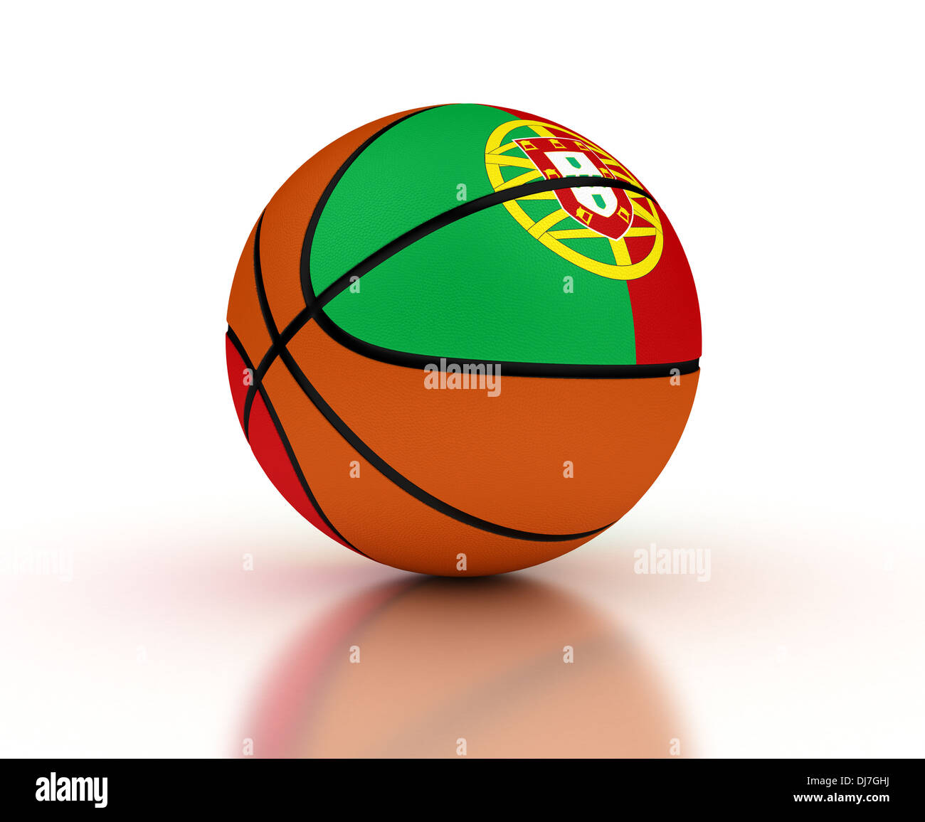 Portuguese Basketball Team (isolated with clipping path Stock Photo - Alamy