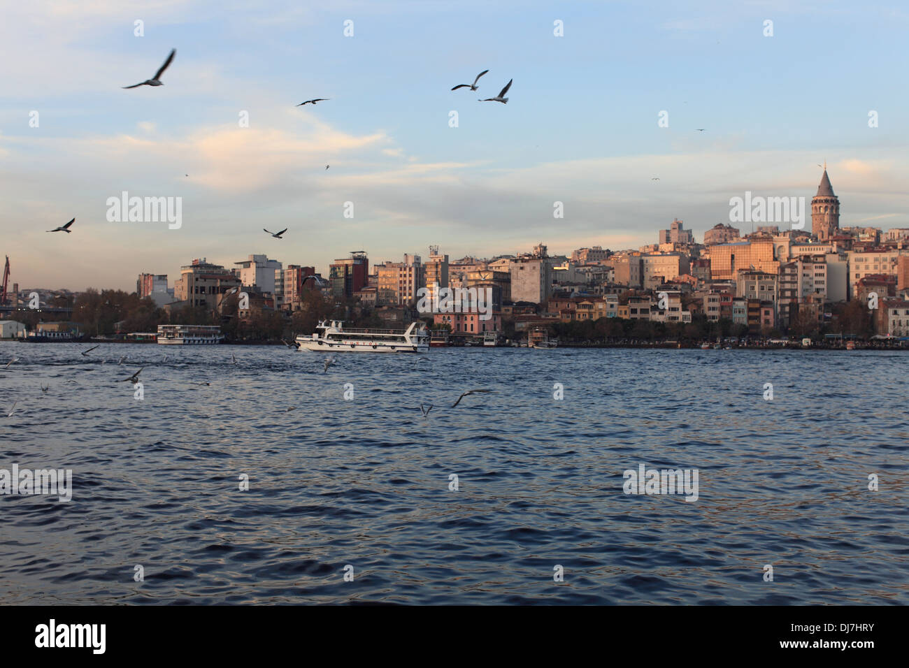 Istanbul view from Bosphorus Stock Photo
