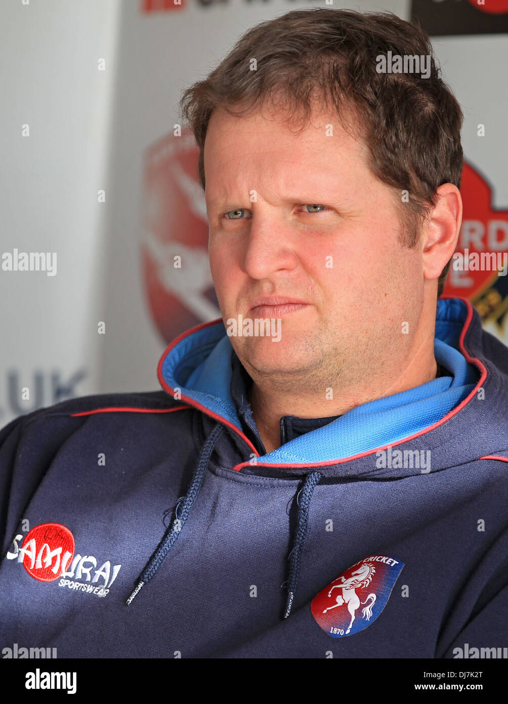Kent's Rob Key at the Kent County Cricket Club press conference held to unveil him as captain for the 2014 season. Stock Photo