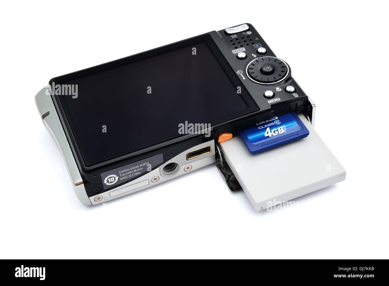 Digital Camera with memory, battery Stock Photo