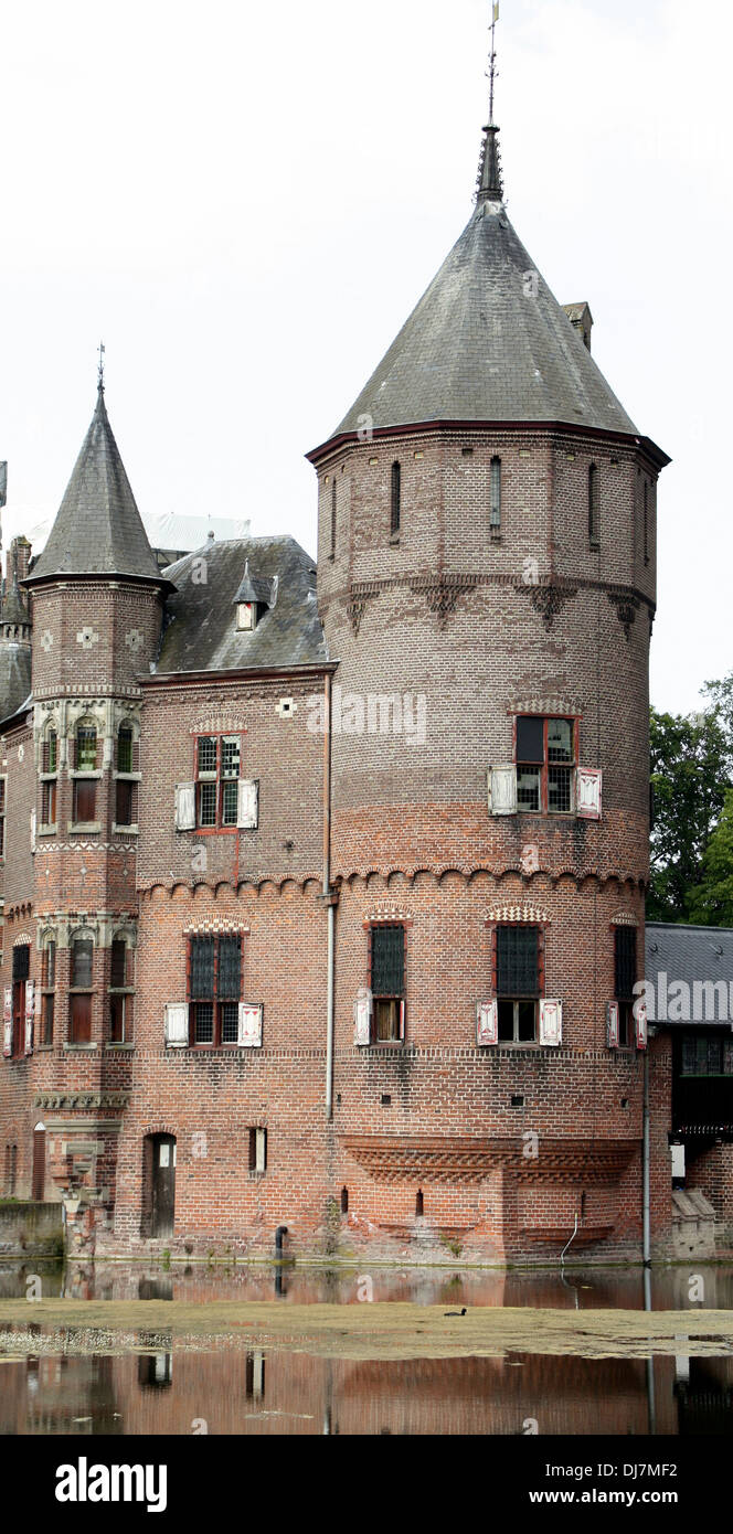 Guesthouse from castle De Haar in Haarzuilens.The Netherlands Stock Photo