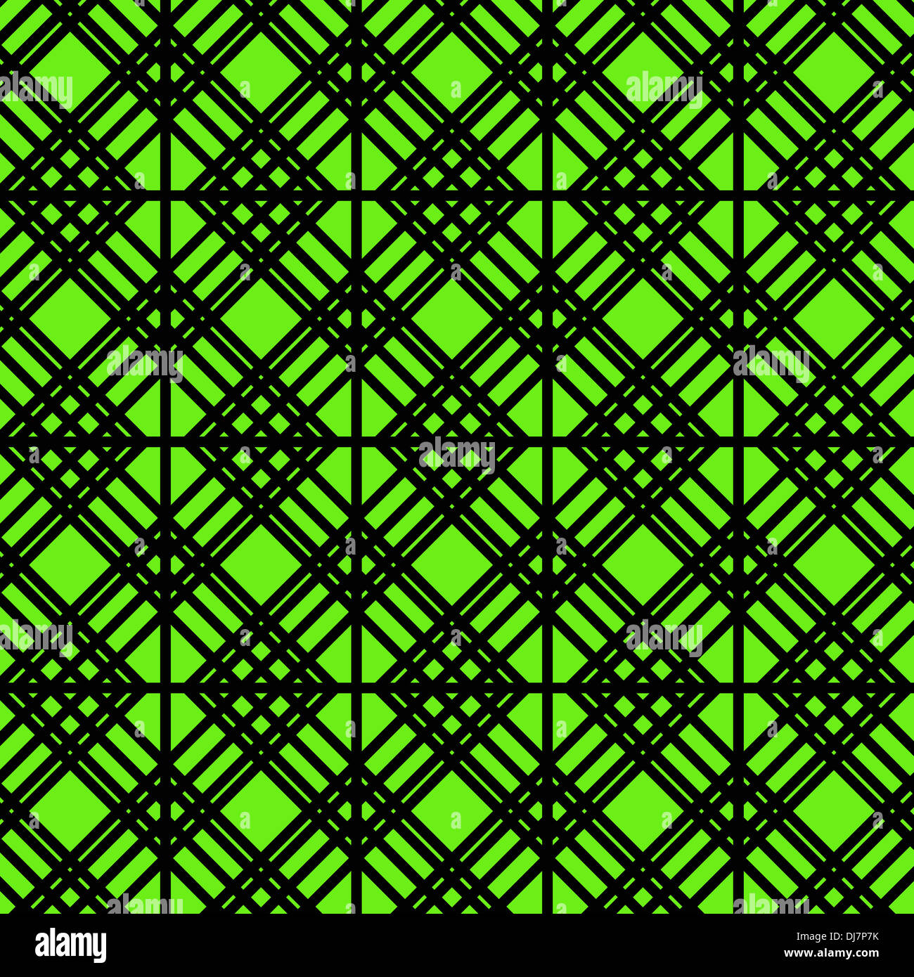 Contour Geometric Pattern on Green Background Stock Photo