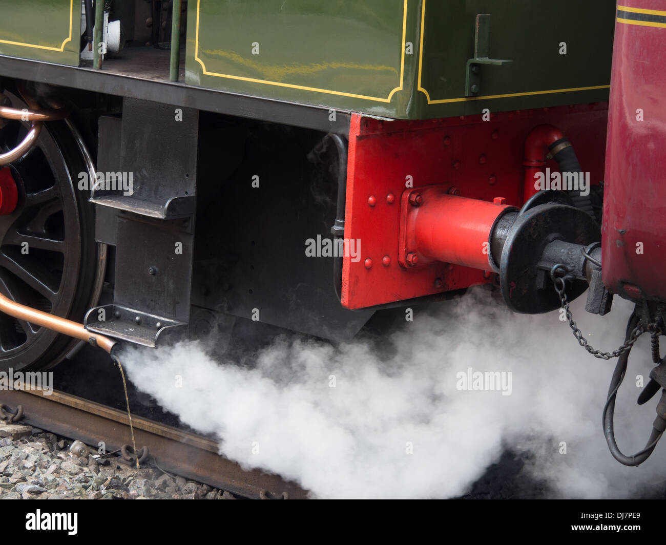 MATLOCK STATION PEAK rail steam train derbyshire Stock Photo