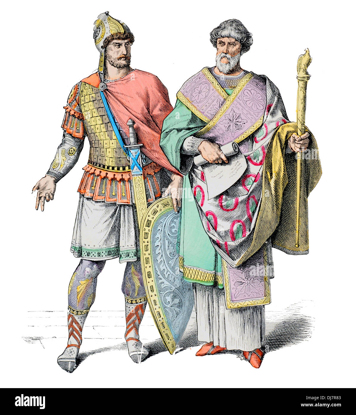 Byzantine clothes Cut Out Stock Images & Pictures - Alamy