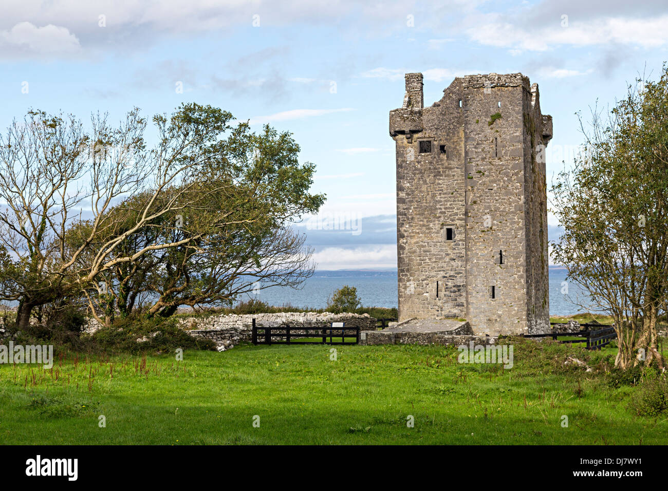 Gleninagh Castle, Co. Clare, Ireland Stock Photo Alamy