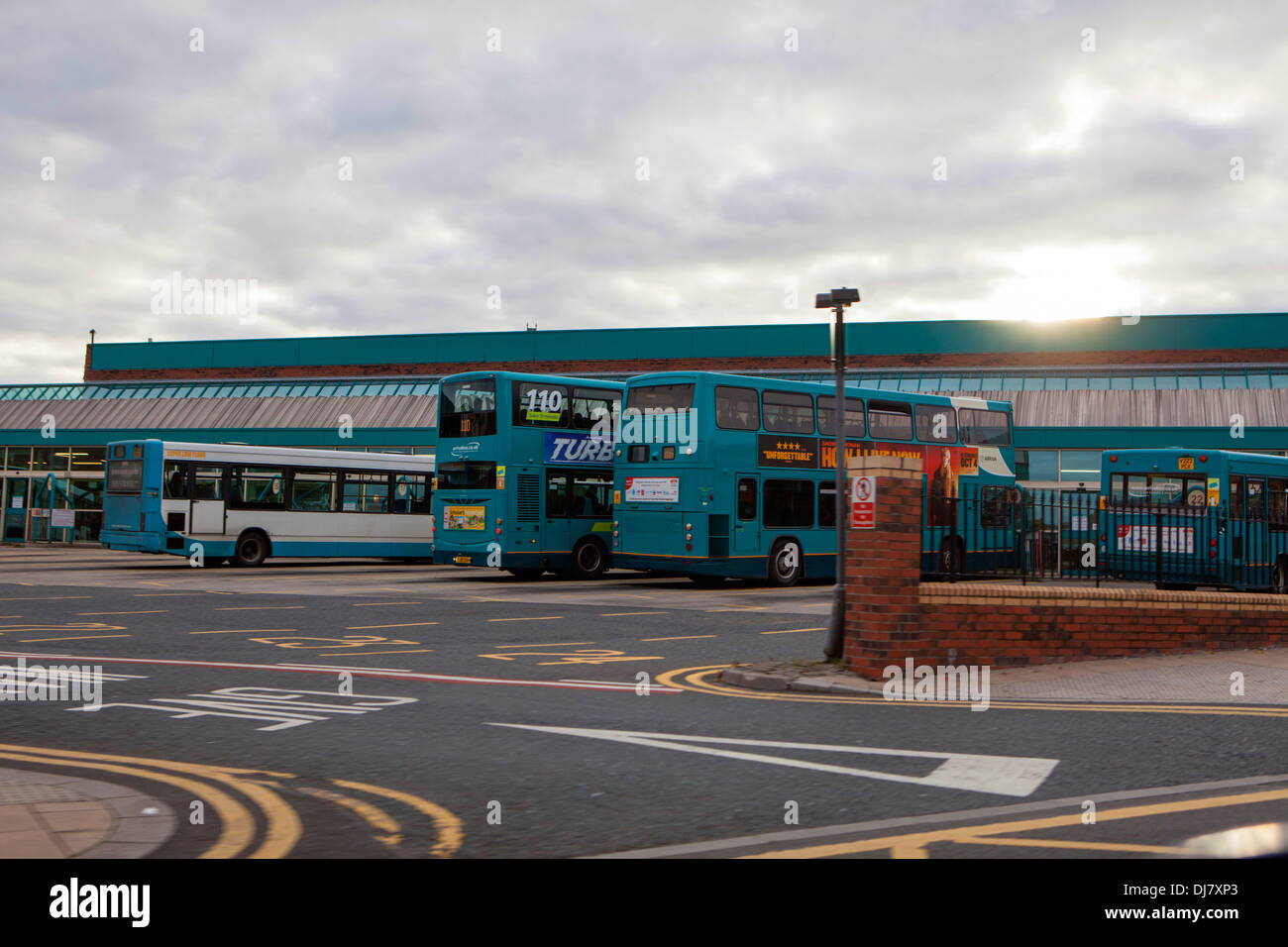 Wakefield Bus station in West Yorkshire Stock Photo Alamy
