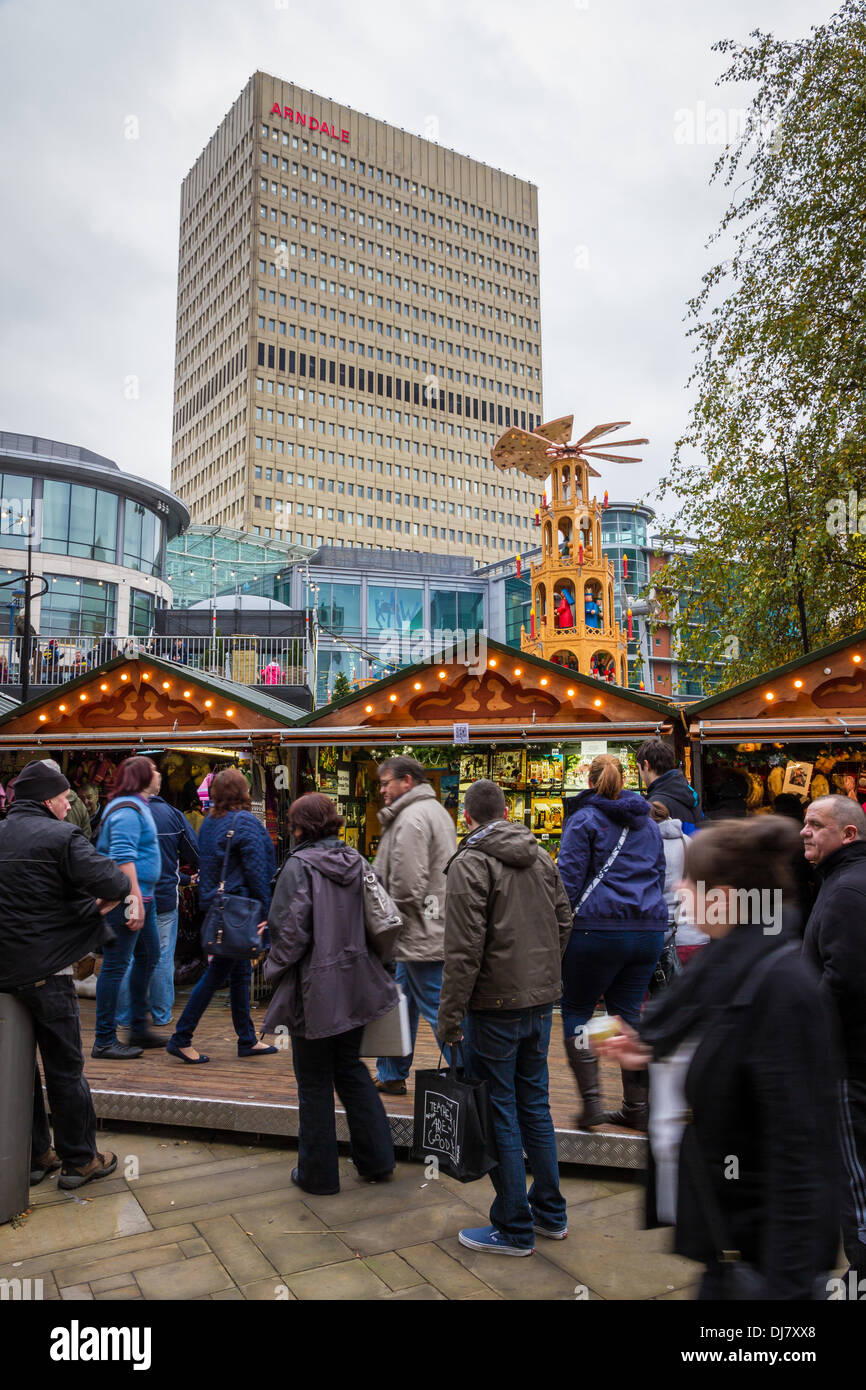 Manchester festive markets hi-res stock photography and images - Alamy