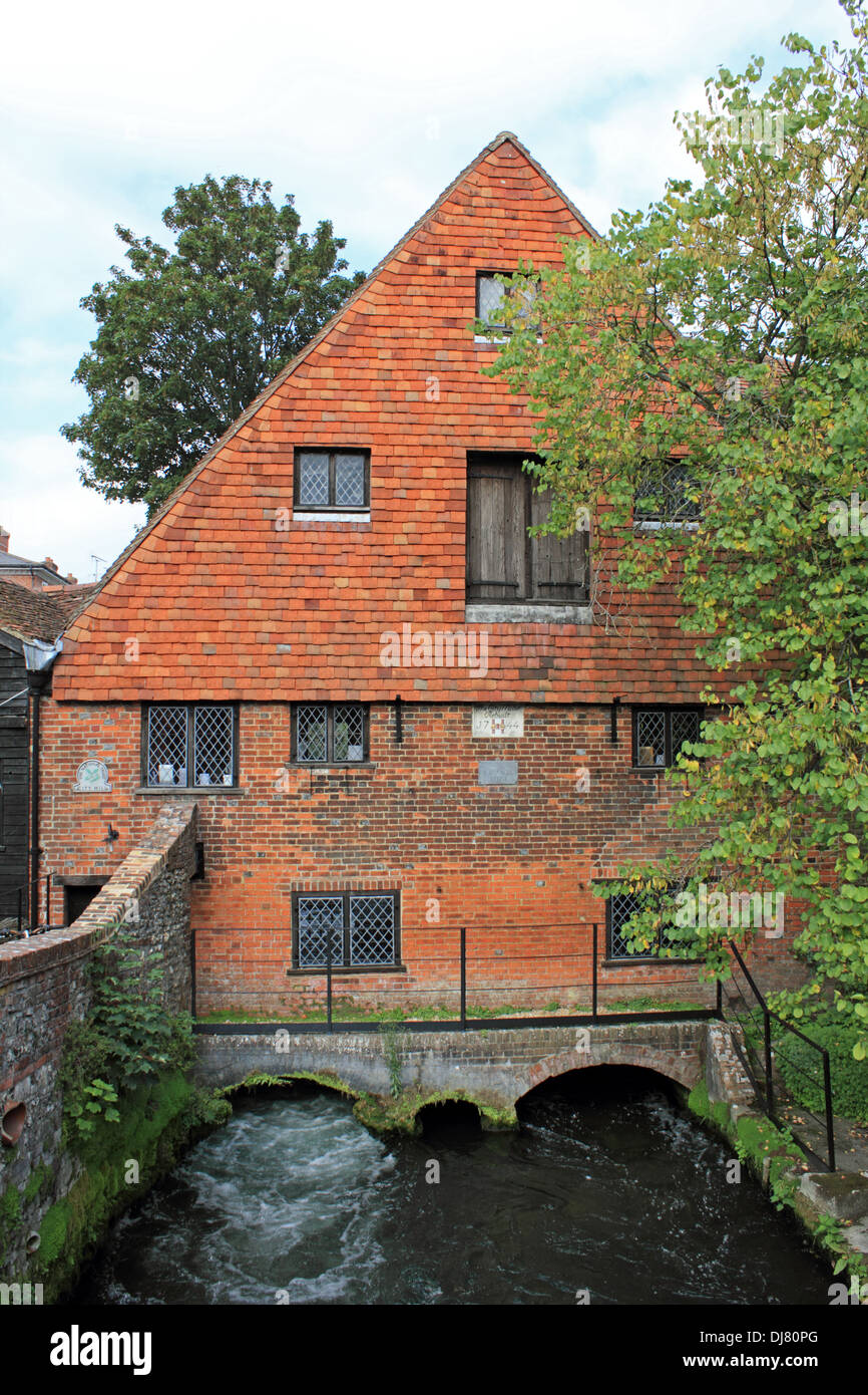Mill on River Itchen Winchester, Hampshire, England, UK Stock Photo Alamy