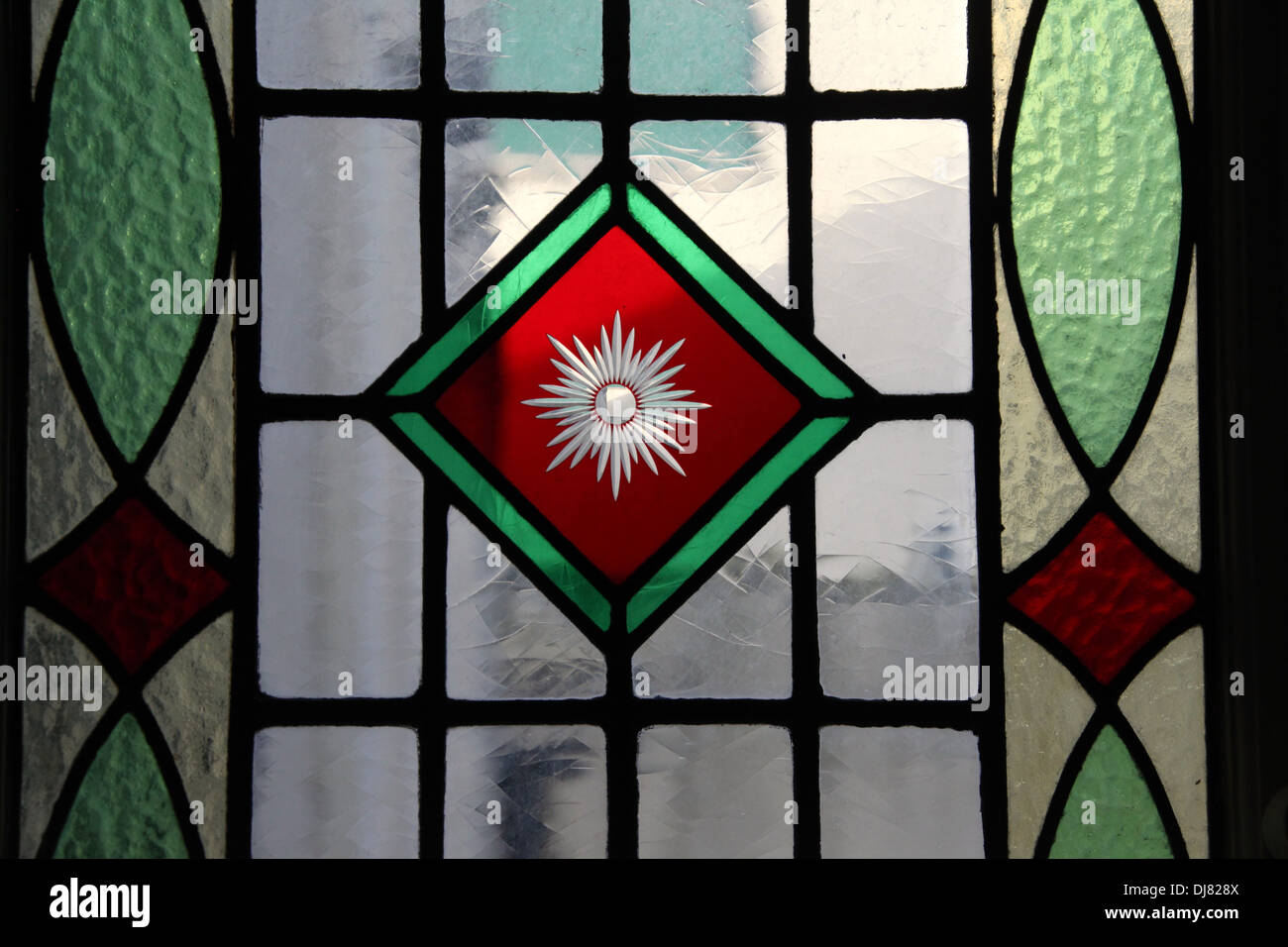 Stained Glass Windows of Bewley's Cafe on Grafton Street in Dublin