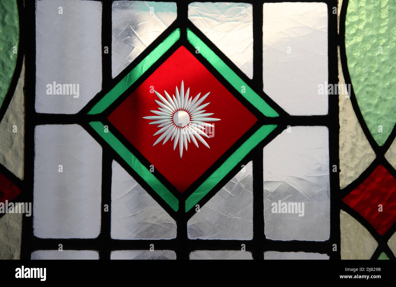 Stained Glass Windows of Bewley's Cafe on Grafton Street in Dublin