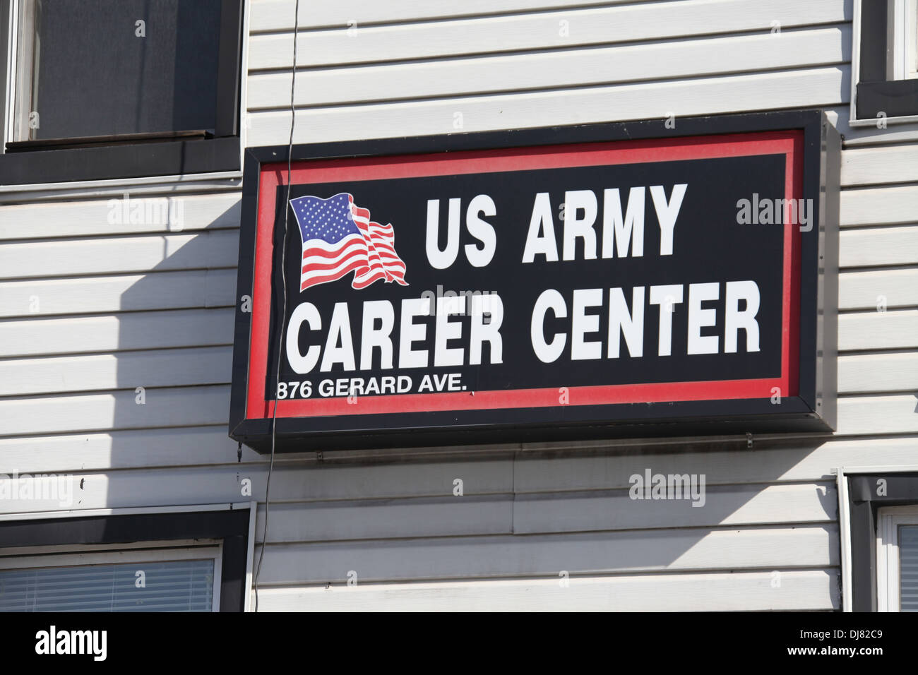 US Army Career Center Stock Photo