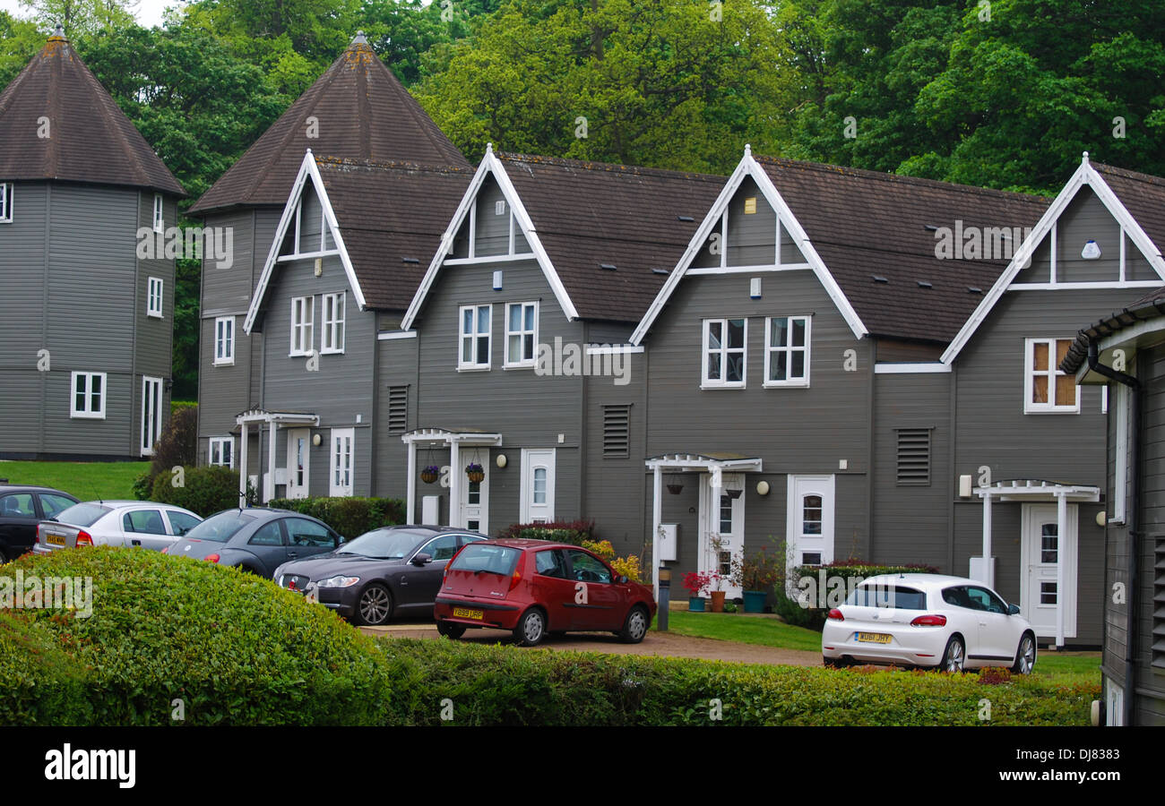 Overstone Park Golf club houses homes Stock Photo Alamy