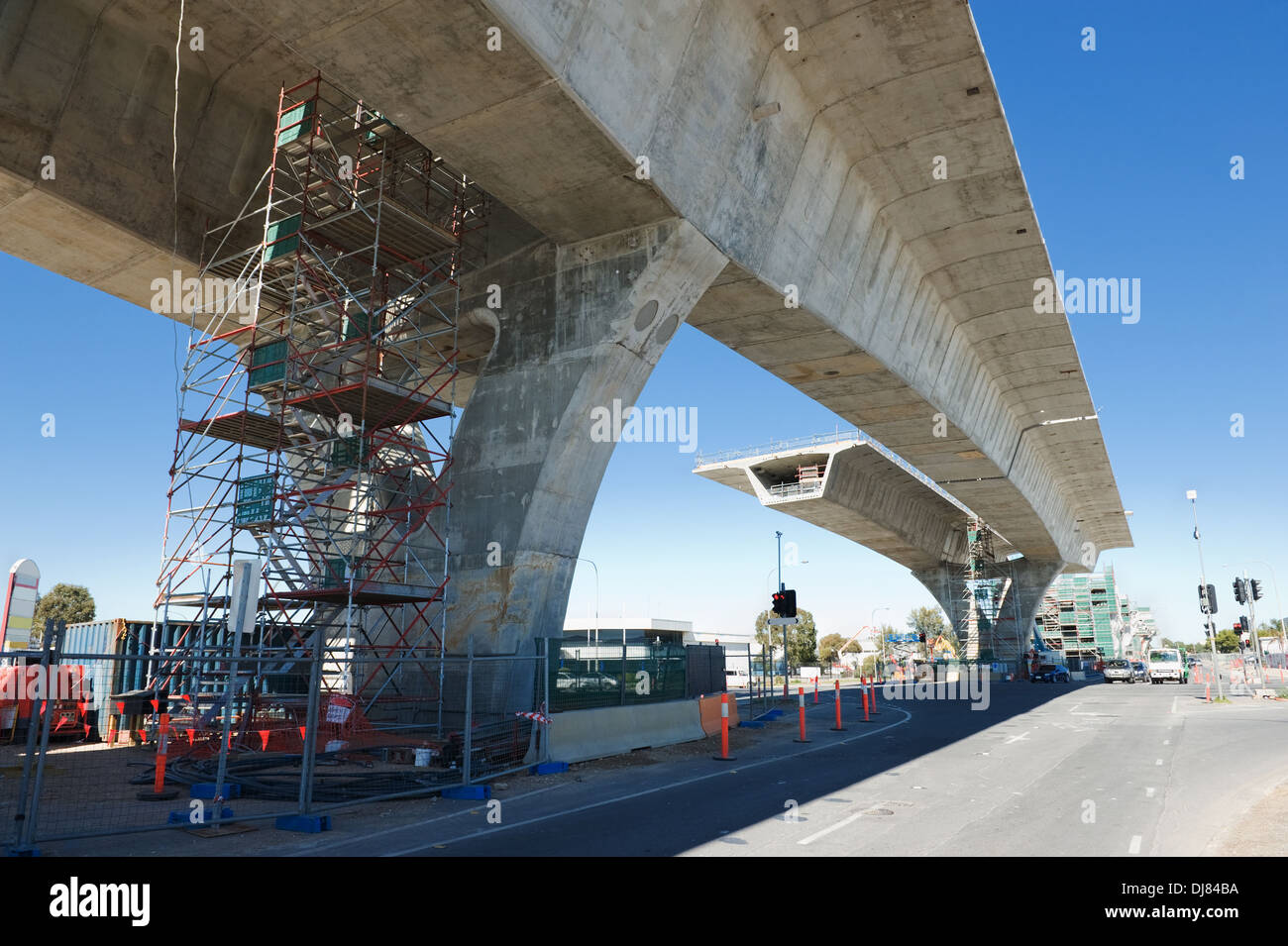 fragment view of the road under reconstruction Stock Photo - Alamy