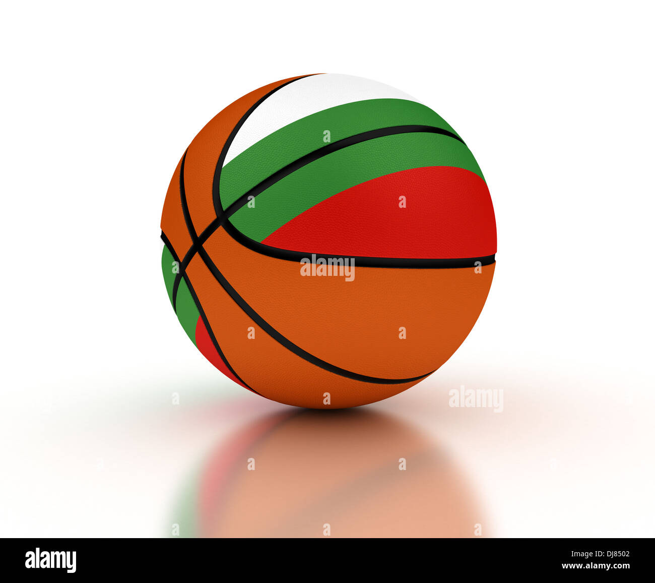 Bulgarian Basketball Team (High Resolation computer generated image