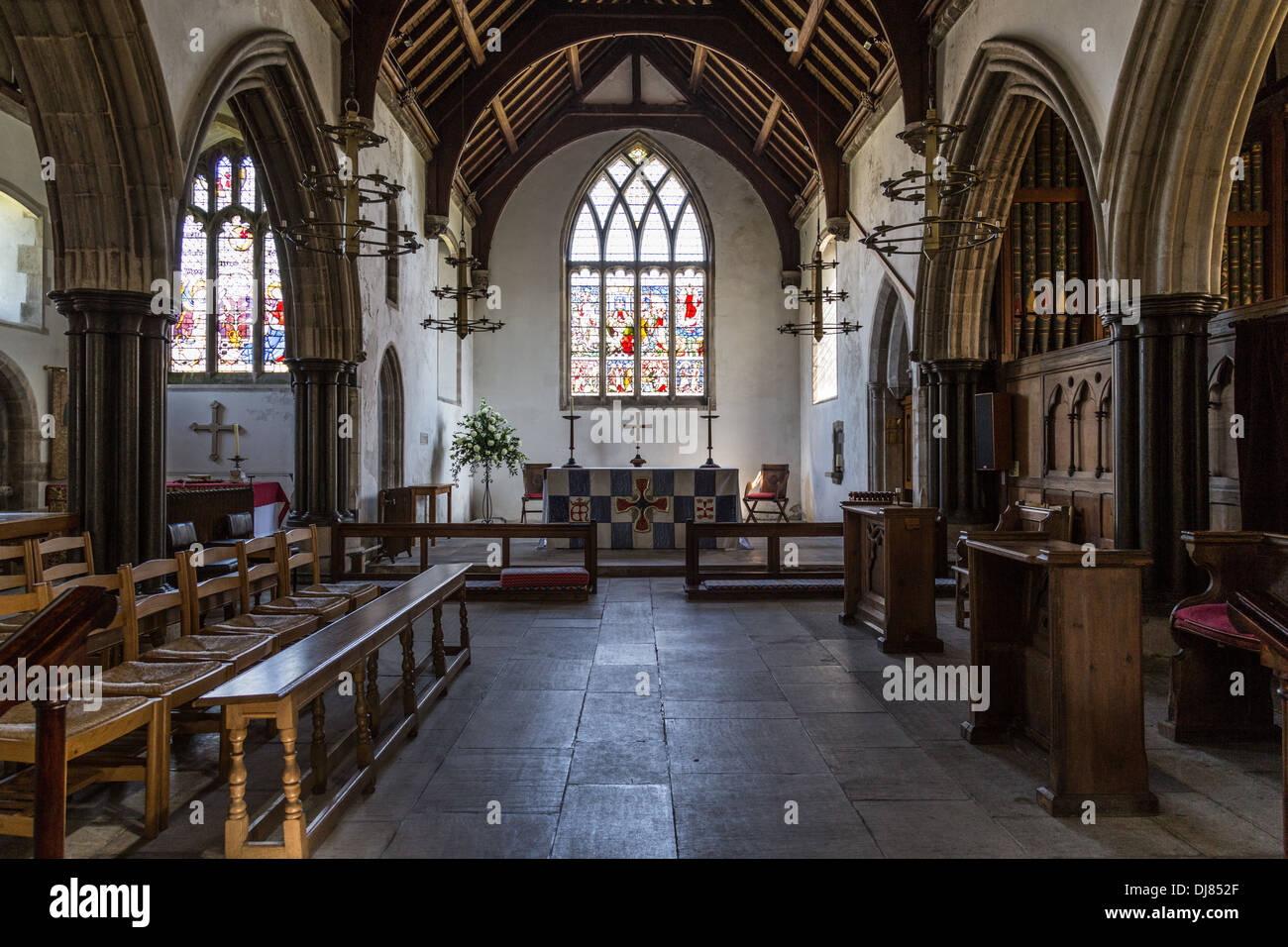 Inside Corfe Castle
