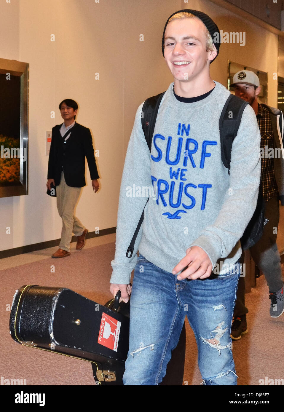 Ross Lynch, Nov 23, 2013 : Tokyo, Japan : Ross Lynch of R5 is seen