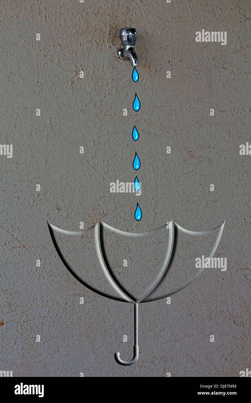 Save Water Concept Stock Photo