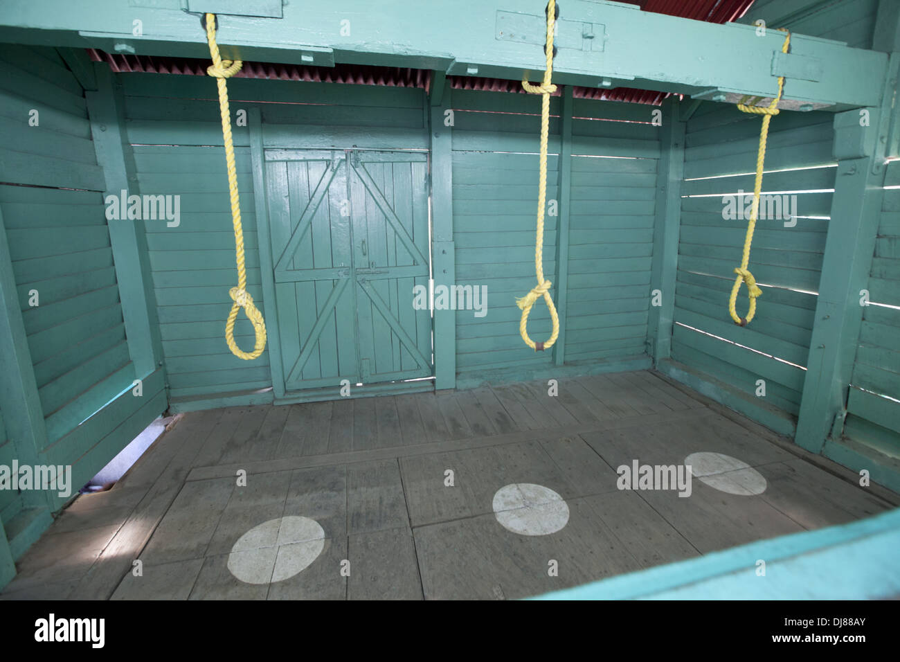 Place execution of prisoners, cellular jail, Port Blair, Andaman Island