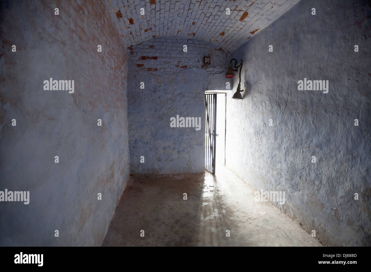 Prisoner's chamber, Cellular jail, Port Blair, Andaman Islands, India