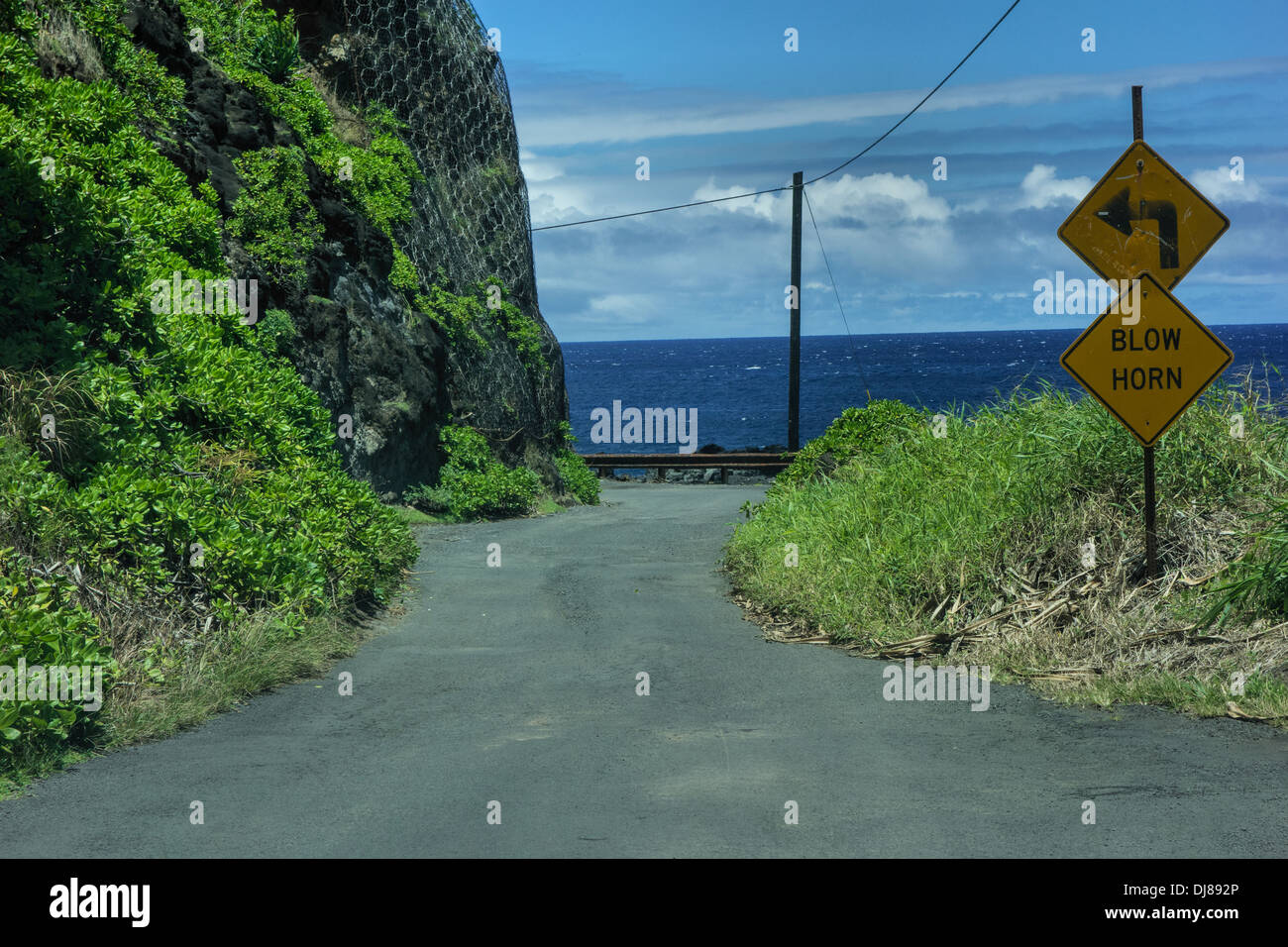 A Particularly Blind Corner Along The Southern Stretch Of The Hana 