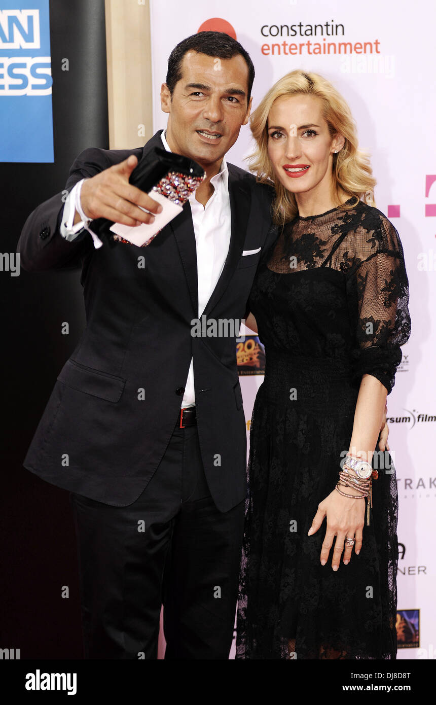 erol sander and caroline godet at the diva award 2012 at bayerischer hof hotel munich germany 26 06 2012 stock photo alamy