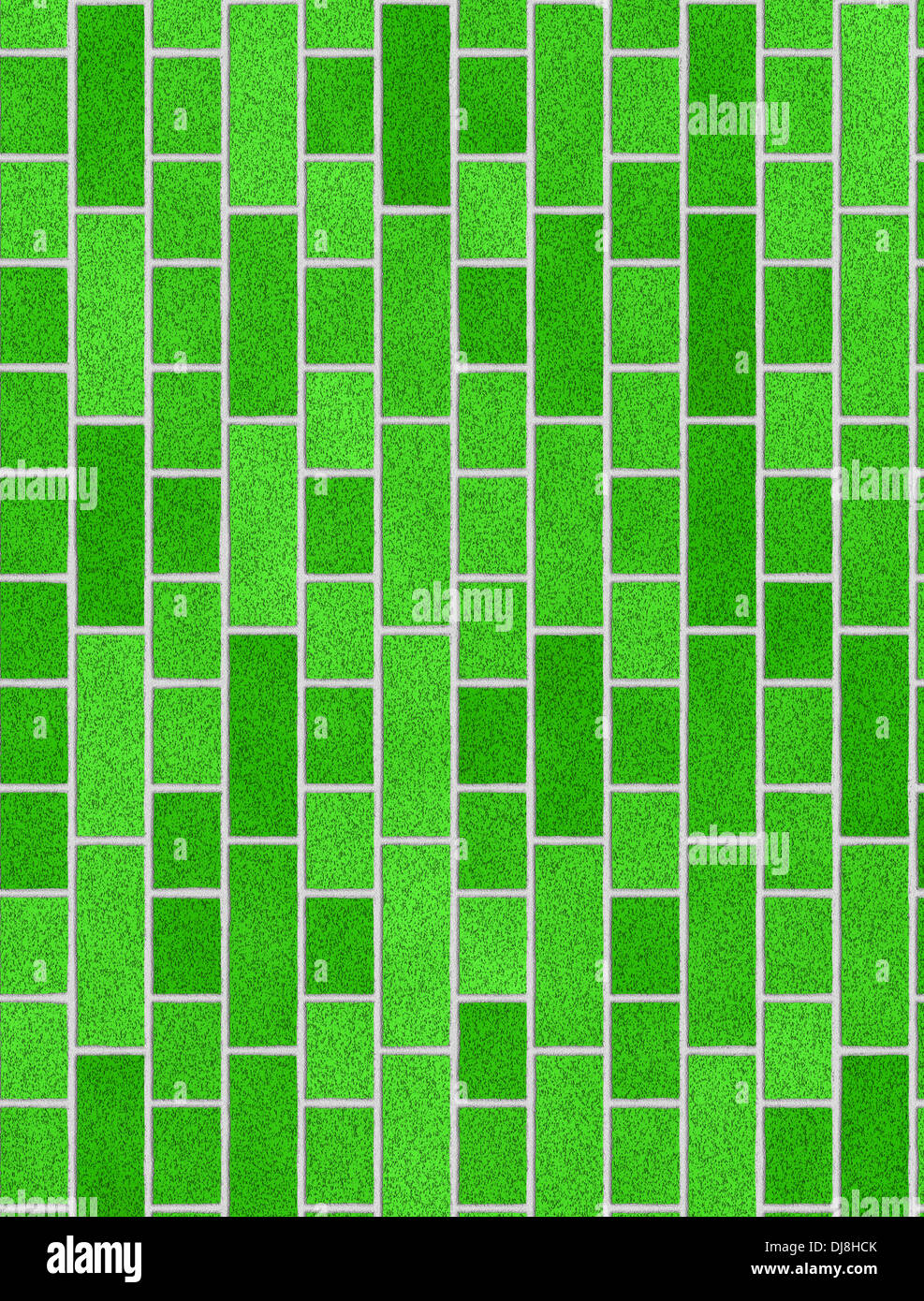 Green brick wall, perfect as a background Stock Photo - Alamy