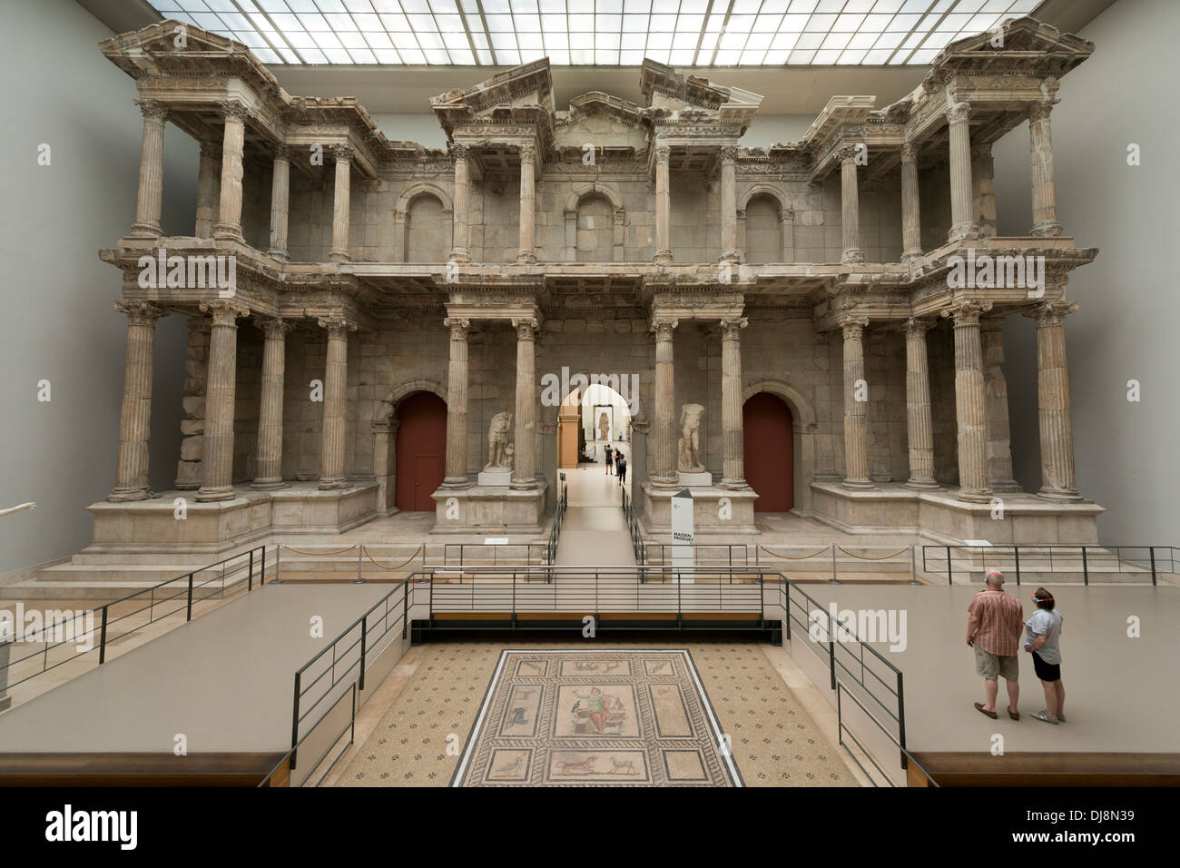 Berlin. Germany. Reconstruction of the Market Gate of Miletus Pergamon Museum. Stock Photo