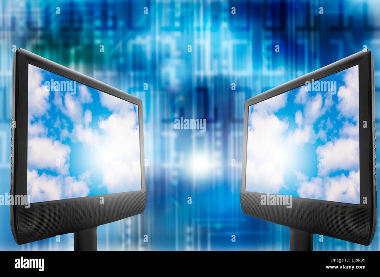 cloud computing concept Stock Photo
