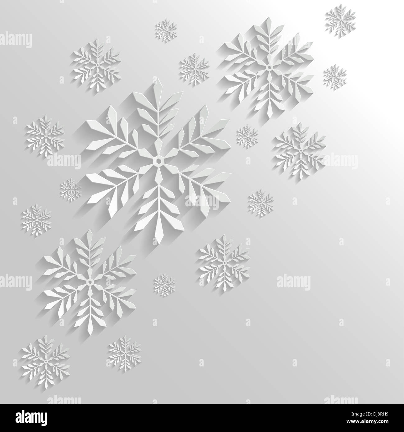 Digital snowflakes Black and White Stock Photos & Images - Alamy