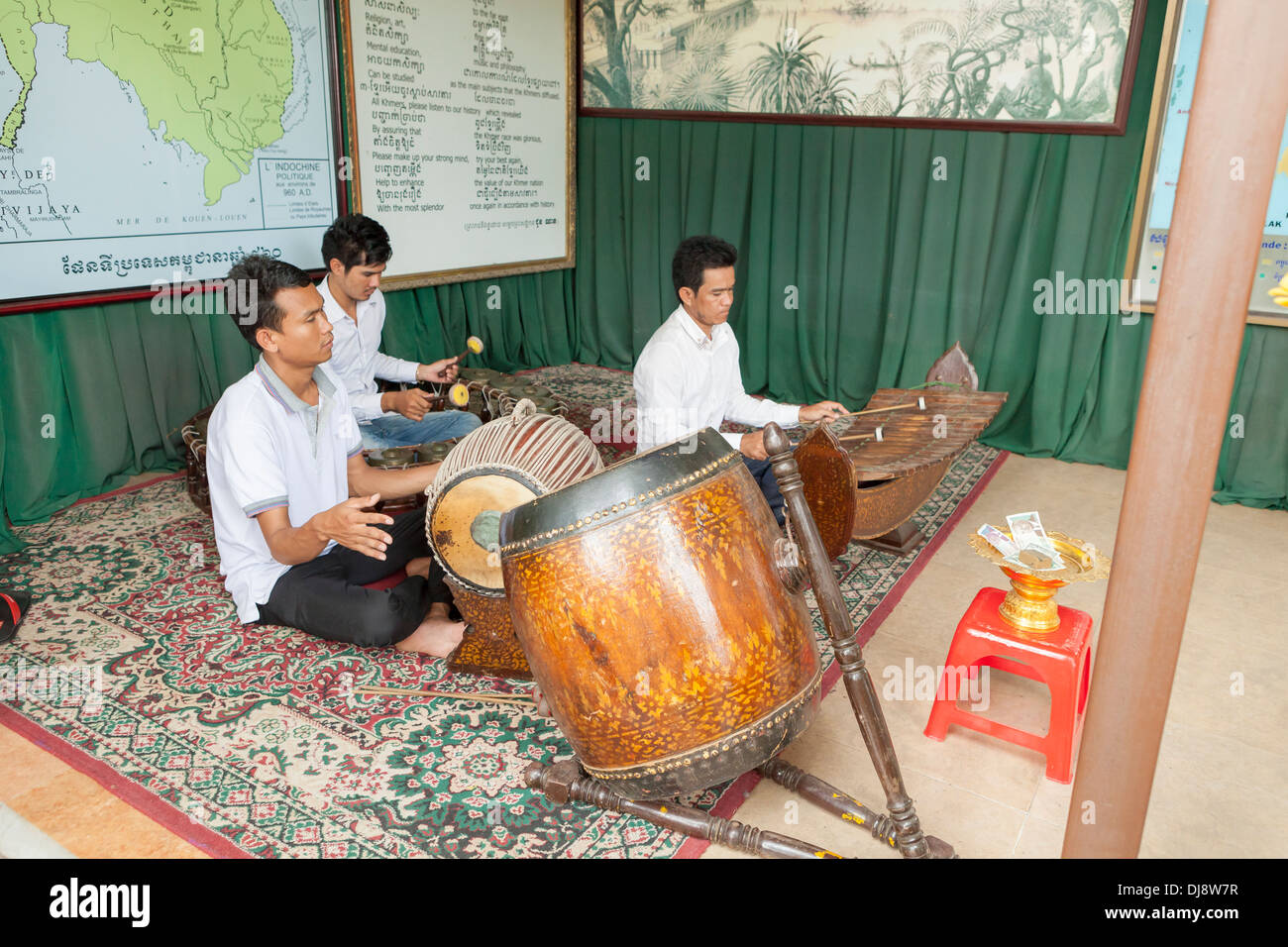 A classical music ensemble, Phnom Penh, Cambodia Stock Photo